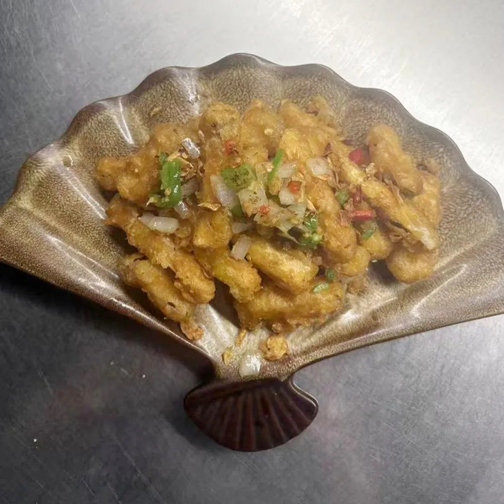 Salt and Pepper King Oyster Mushrooms at W4 Noodle House, Chinese Restaurant in New York